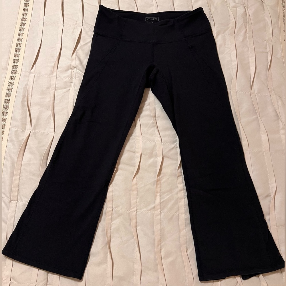 Athleta Black Size XS Ananda Split Crop Leggings